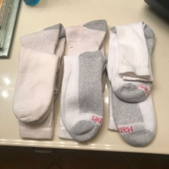 Athletic Socks . Size: 6-12 . (6) Pack Bundle ........ Assorted Brands - Picture 6 of 6